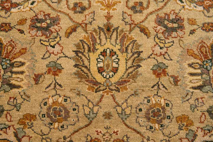 6' 2 x 9' 5 Hand Knotted Ziegler Oriental Wool Rug