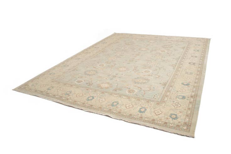 Detail image of 12' 1 x 15' Hand Knotted Ziegler Rug