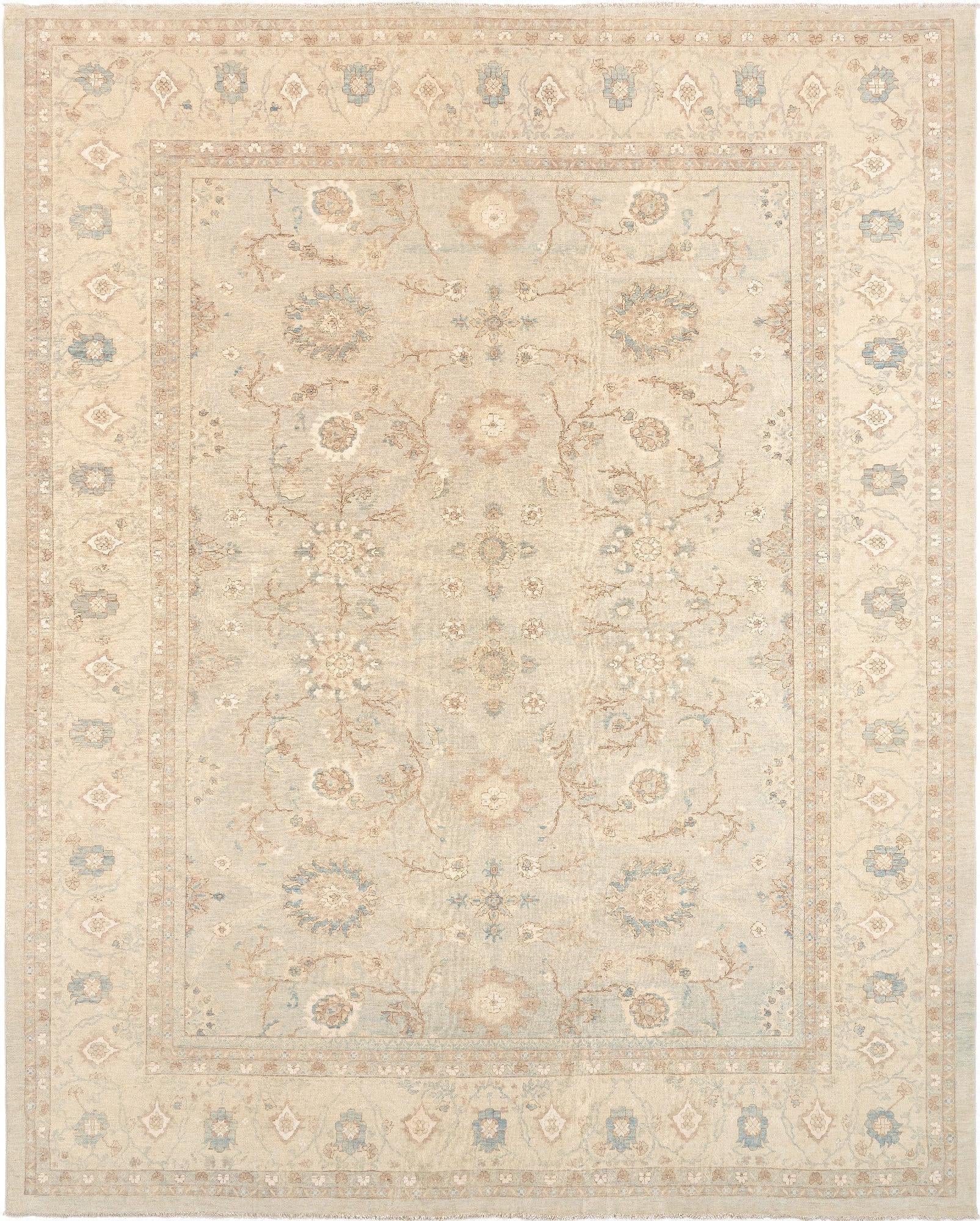 12' 1 x 15' Hand Knotted Ziegler Rug