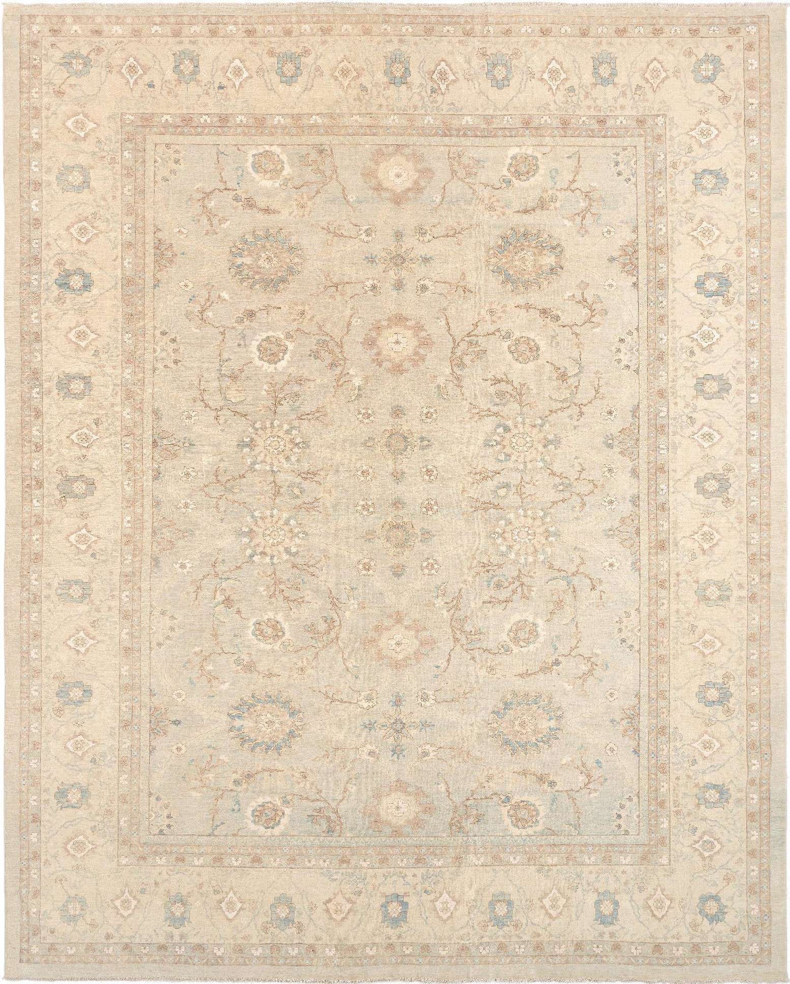 12' 1 x 15' Hand Knotted Ziegler Rug