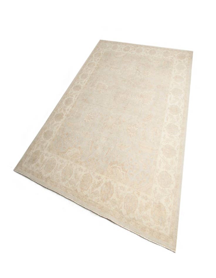 Detail image of 7' 11 x 10'  Hand Knotted Ziegler Rug