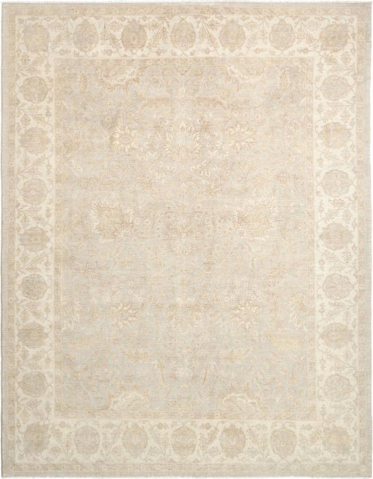 Detail image of 7' 11 x 10' Hand Knotted Ziegler Rug