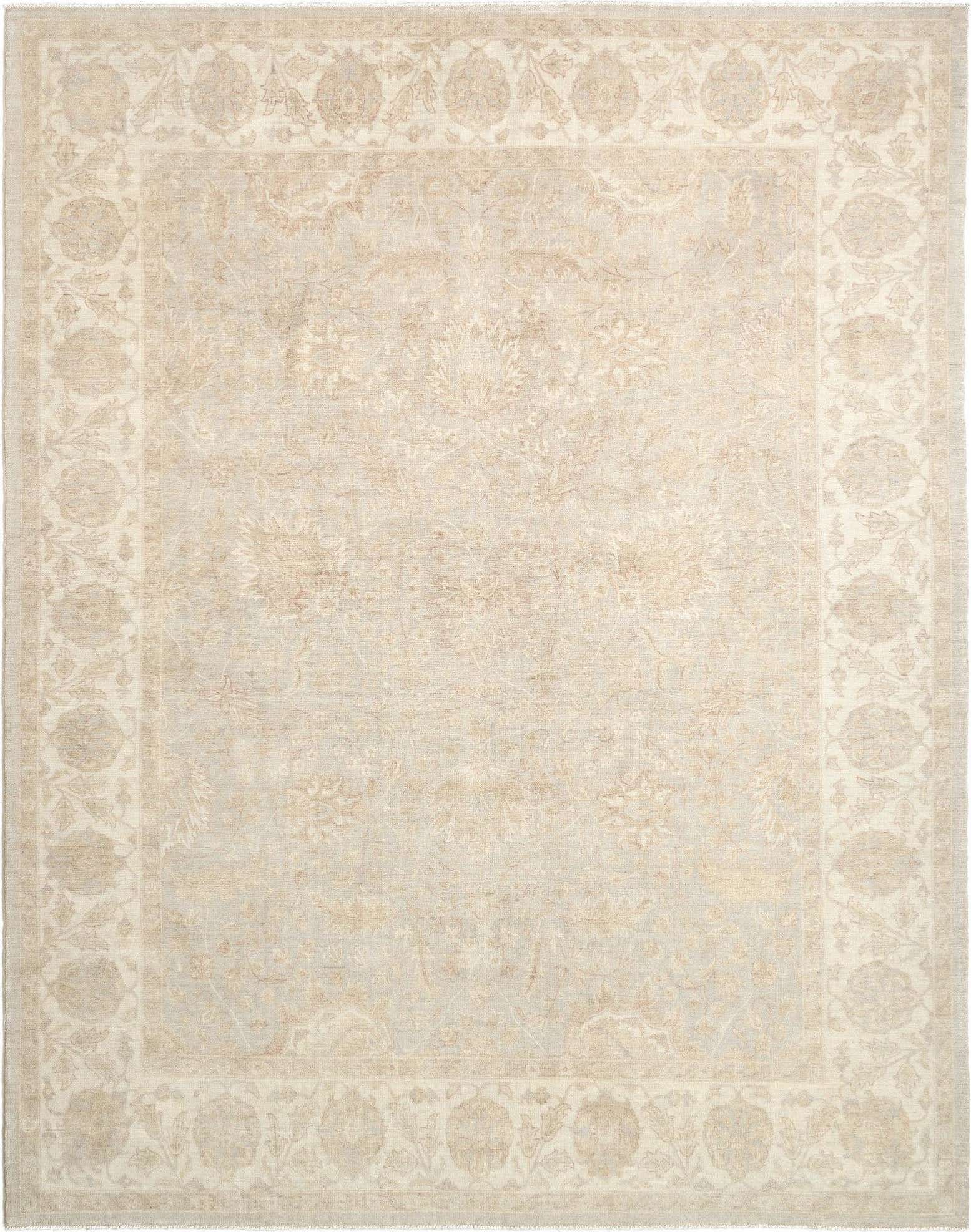 7' 11 x 10' Hand Knotted Ziegler Rug