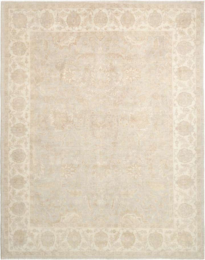 7' 11 x 10' Hand Knotted Ziegler Rug