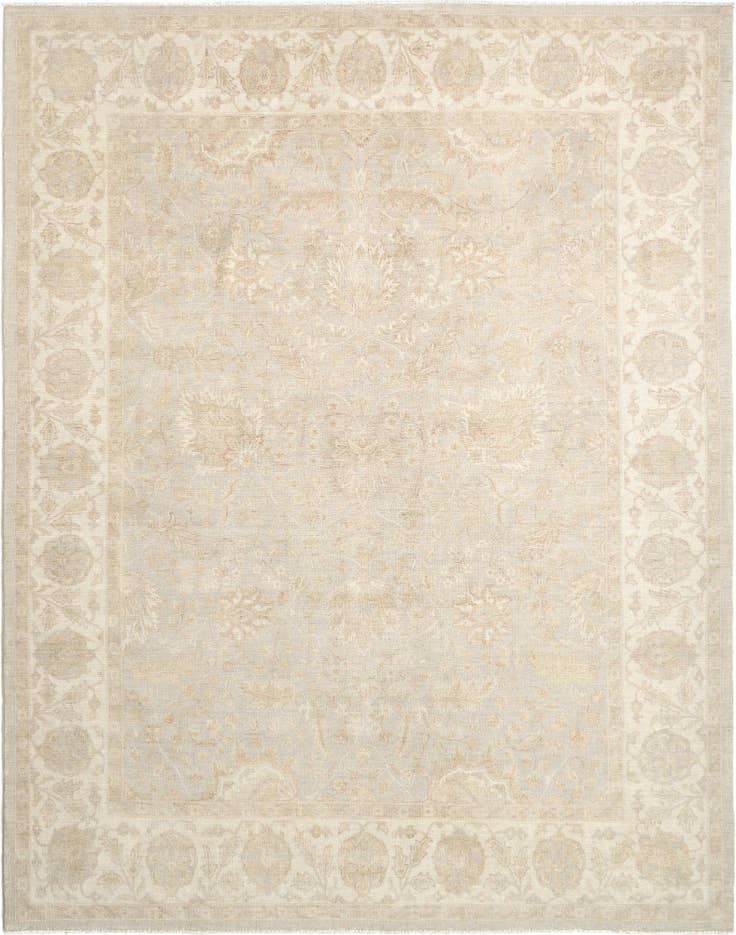 Detail image of 7' 11 x 10' Hand Knotted Ziegler Rug