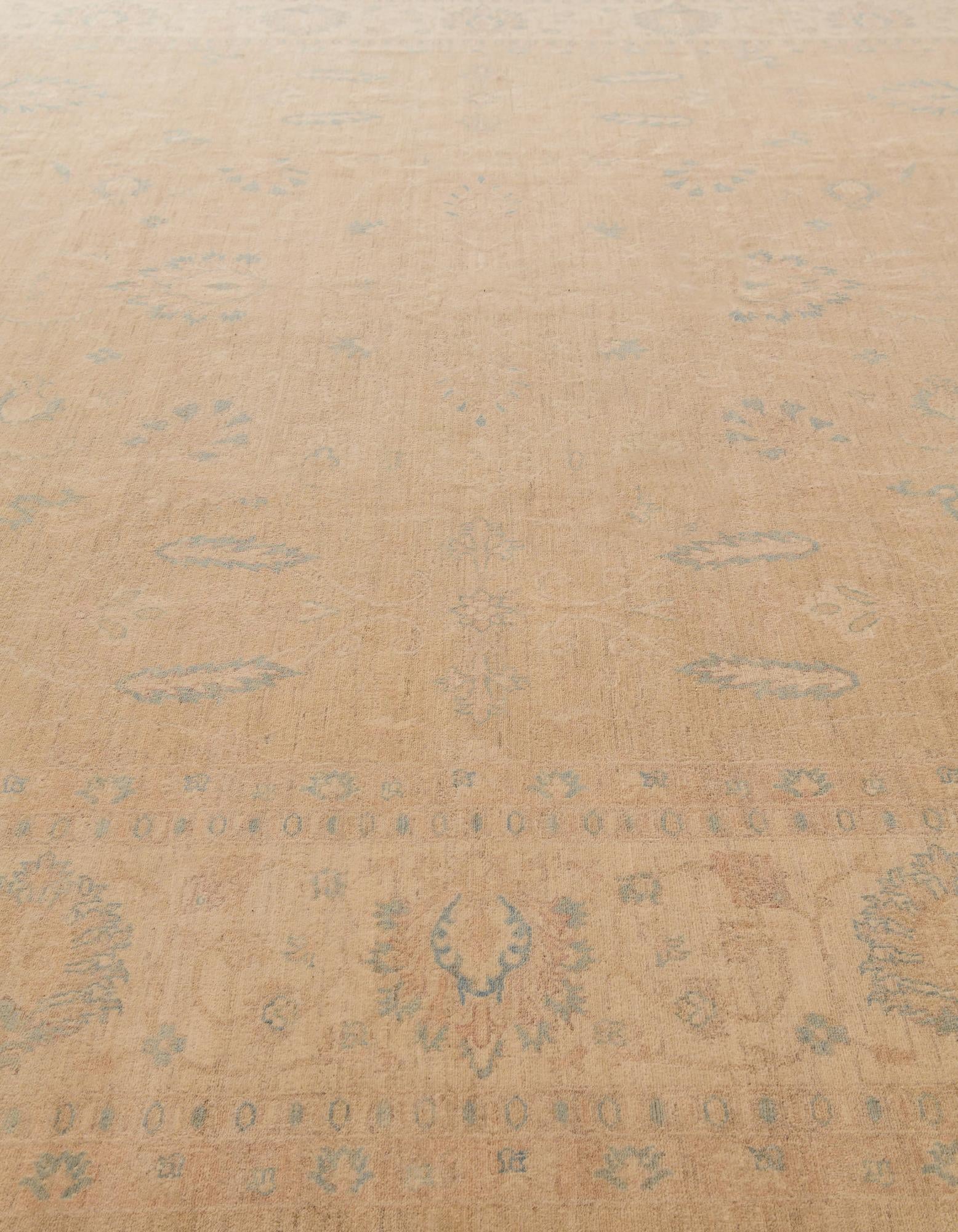 13' x 17' 7 Hand Knotted Ziegler Oriental Rug