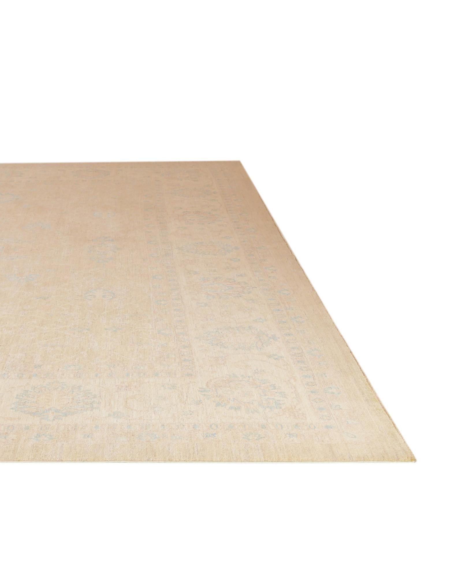 13' x 17' 7 Hand Knotted Ziegler Oriental Rug