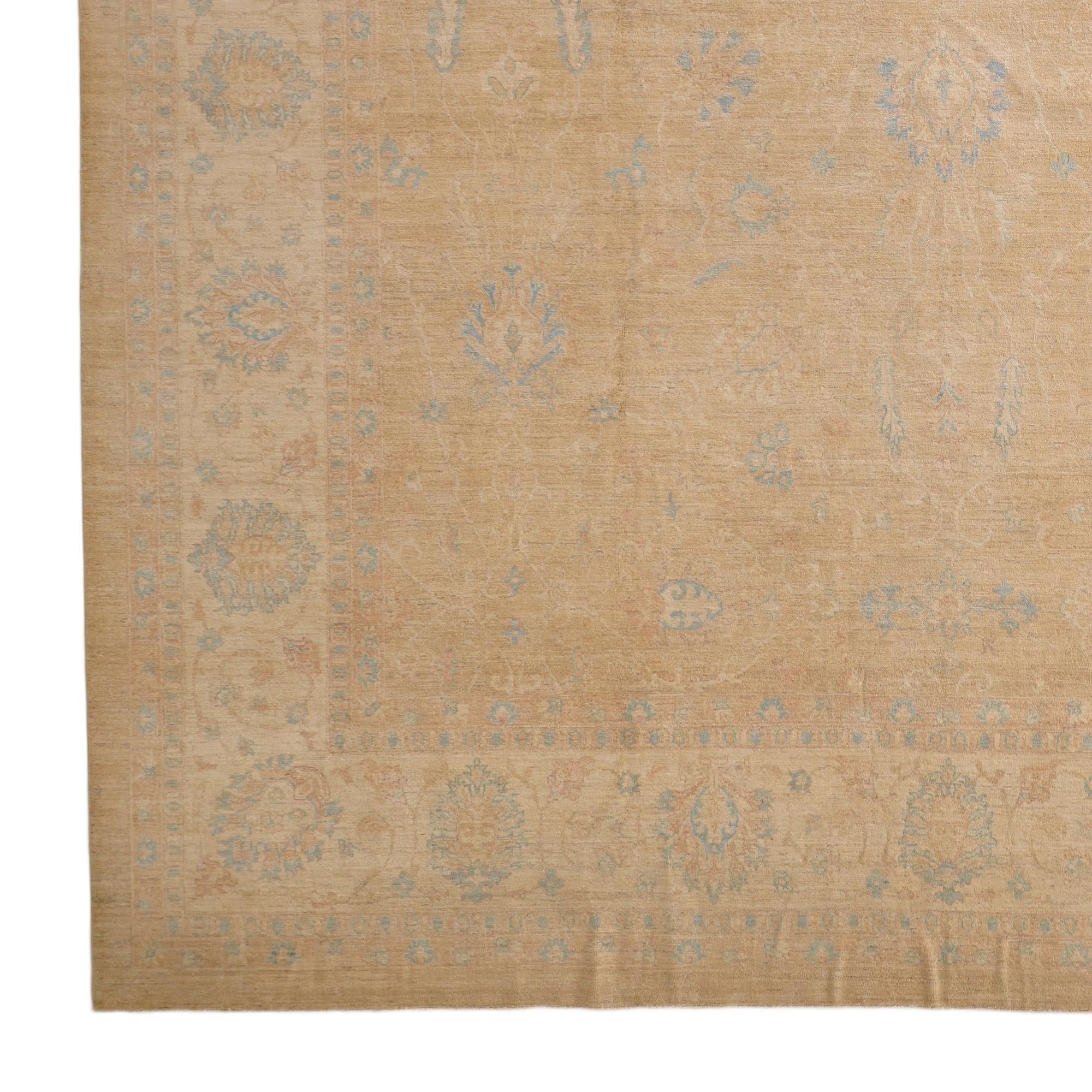 13' x 17' 7 Hand Knotted Ziegler Oriental Rug