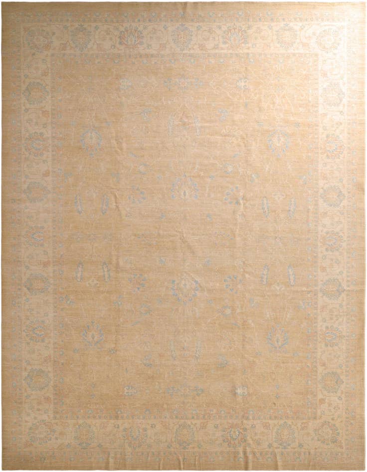 Detail image of 13' x 17' 7 Hand Knotted Ziegler Oriental Rug
