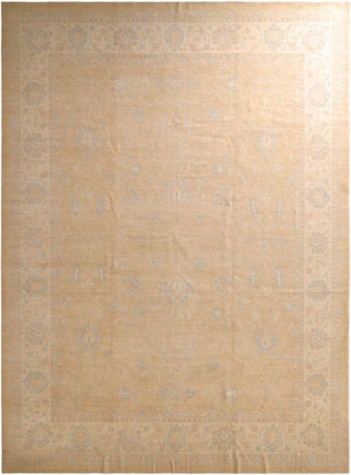 Detail image of 13' x 17' 7 Hand Knotted Ziegler Oriental Rug