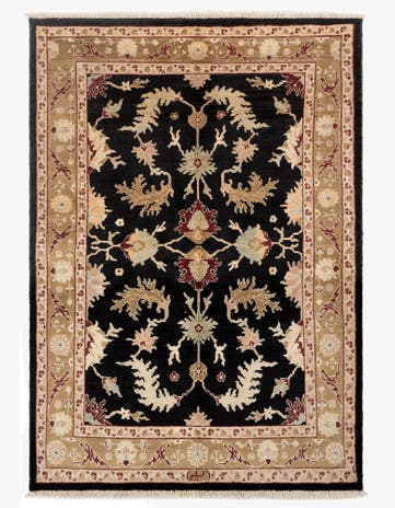 5' 3 x 7' 3 Hand Knotted Ziegler Wool Rug