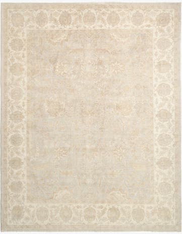 7' 11 x 10' Hand Knotted Ziegler Rug