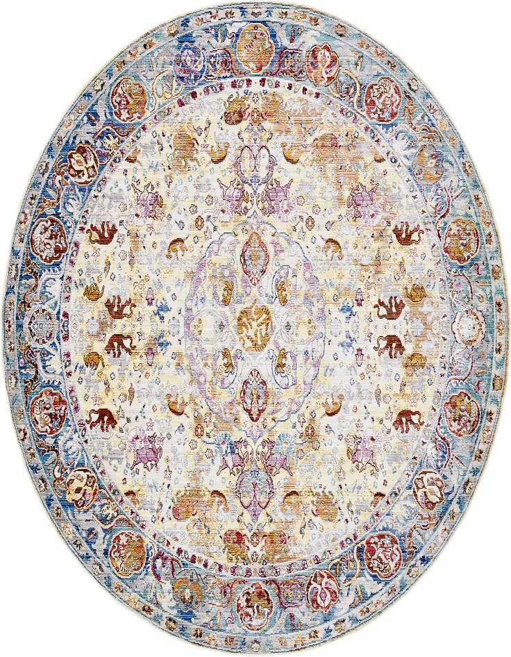 Detail image of 8' x 8' Alexis Round Rug