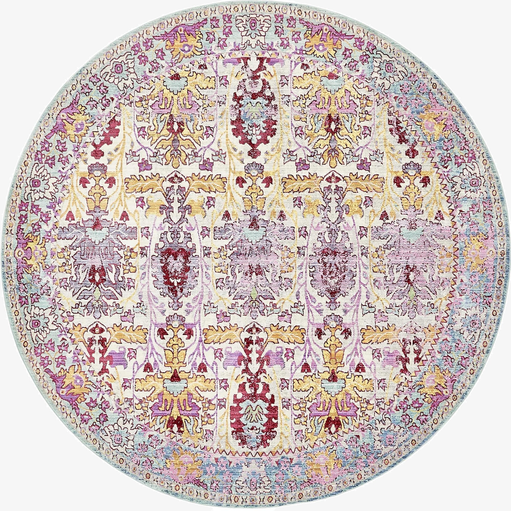 Beige Alexis Round Rug