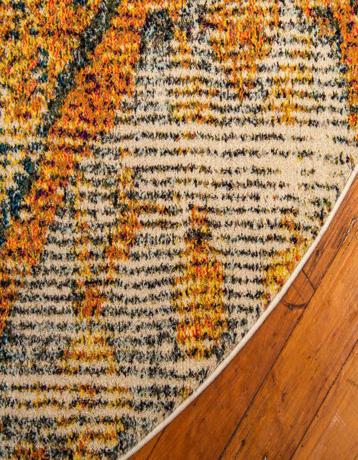 Detail image of 8' x 8'  Washable Alta Round Rug