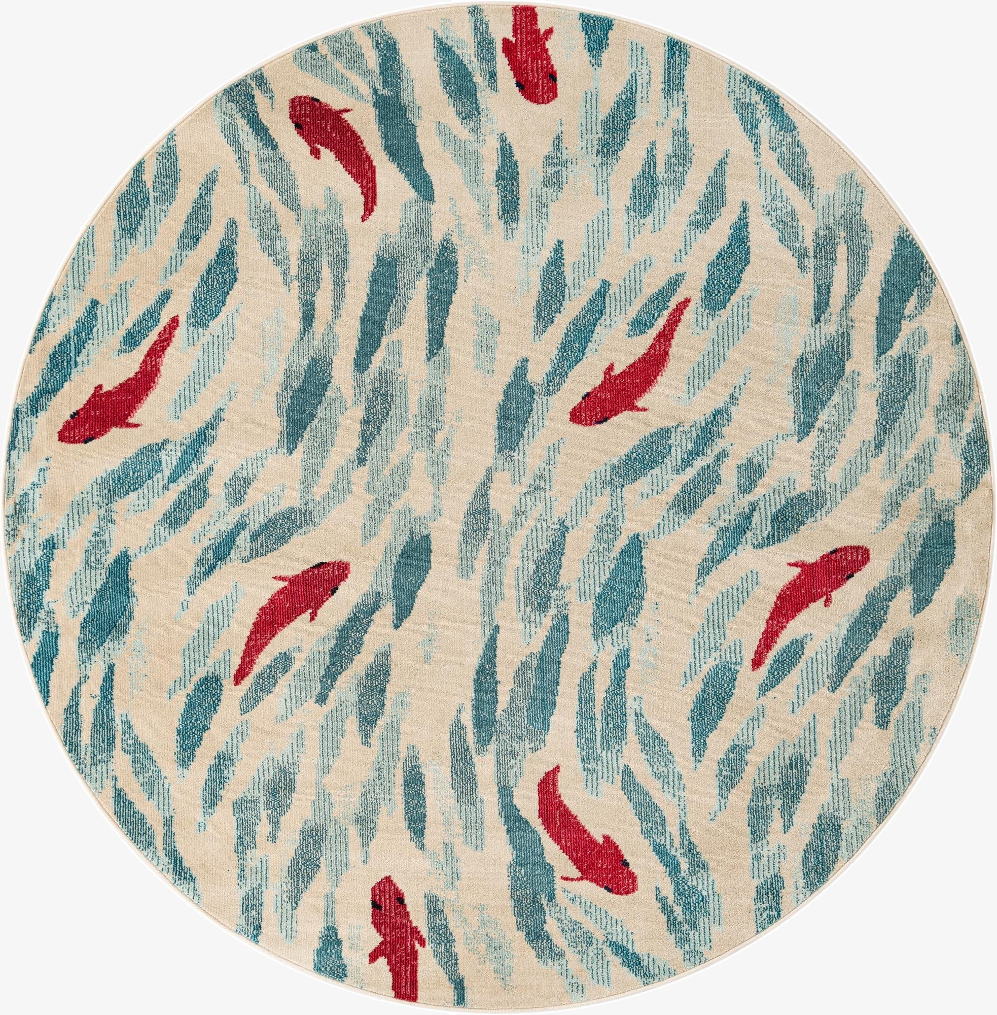 Primary image  8' x 8'  Washable Amalfi Round Rug