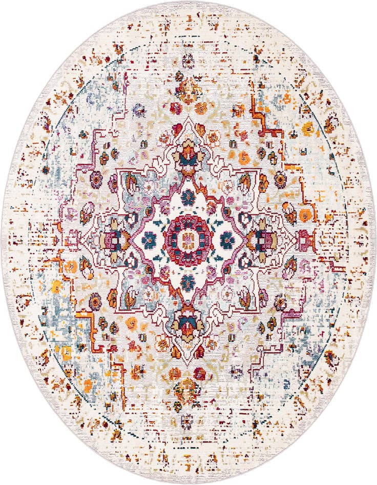 Detail image of 7' x 7' Amulet Round Rug