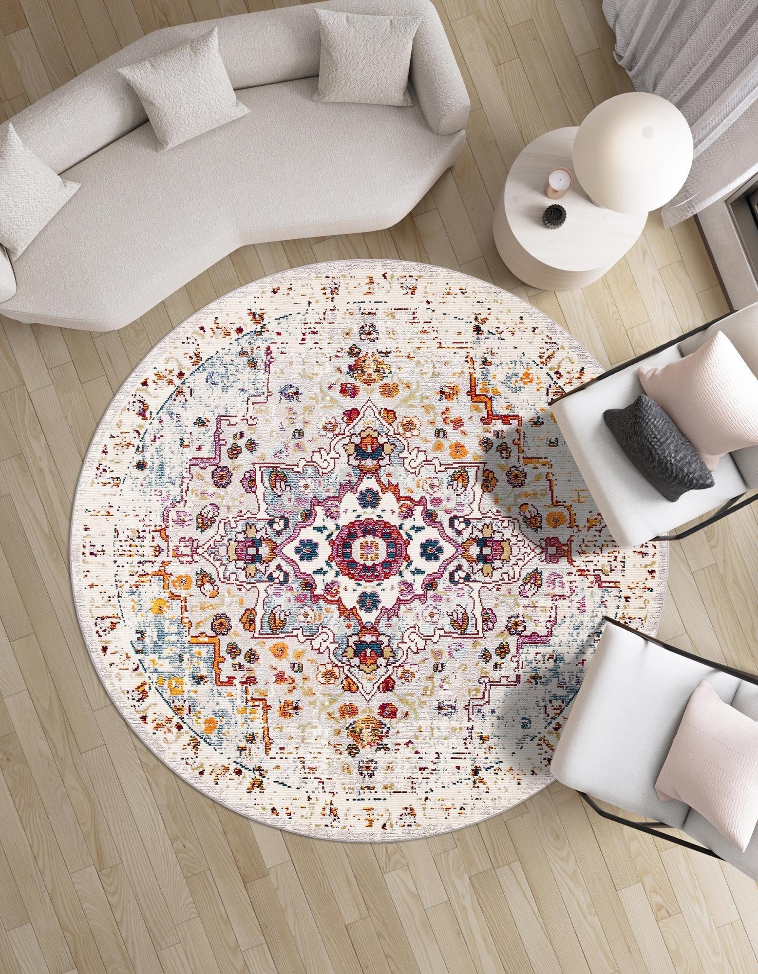 5' 3 x 5' 3 Amulet Round Rug