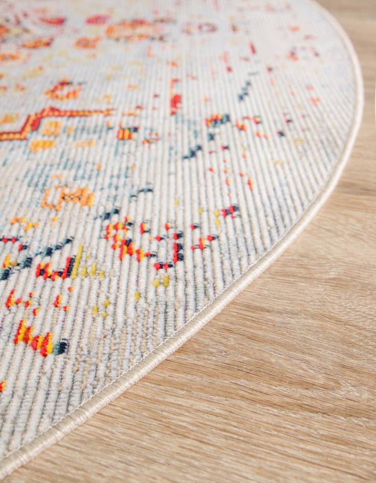 Detail image of 5' 3 x 5' 3 Amulet Round Rug