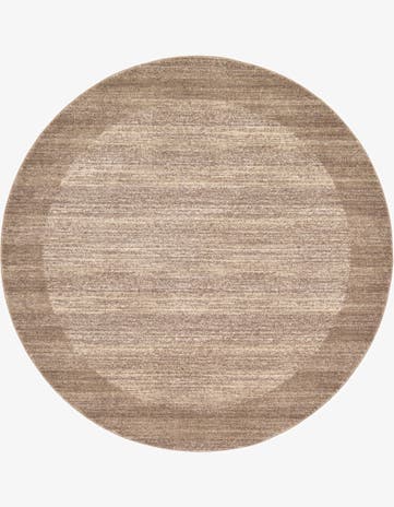 Beige Angelica Round Rug