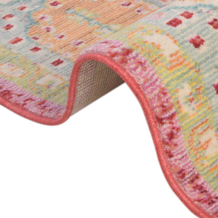 Detail image of 6' x 6' Aqua Round Rug
