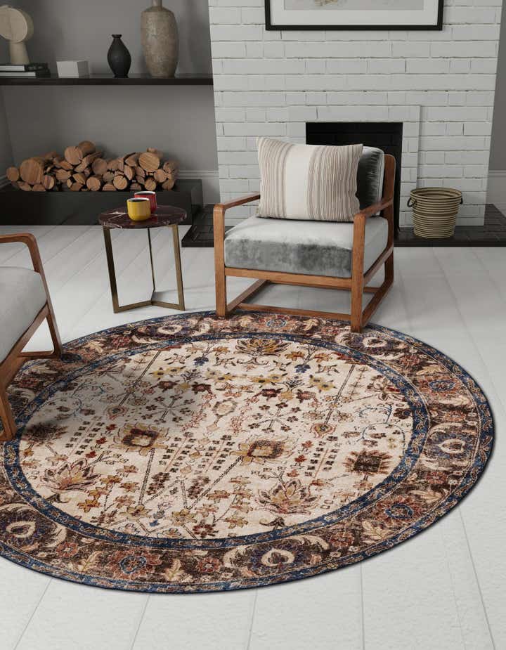 8' x 8' Arcadia Round Rug