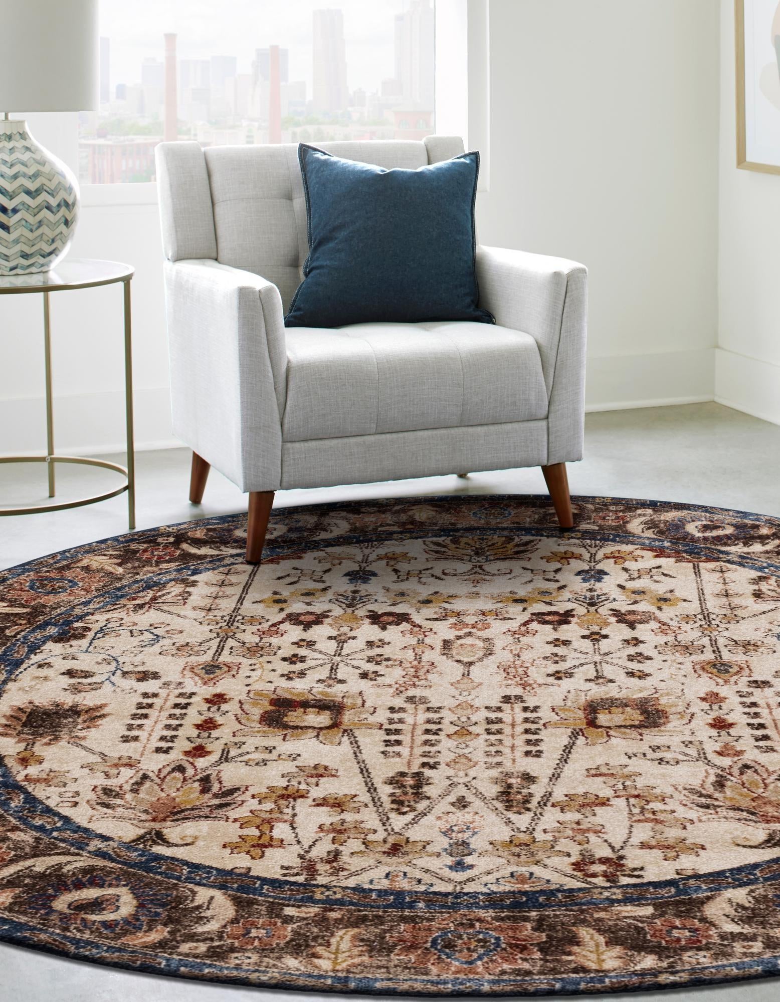 8' x 8' Arcadia Round Rug