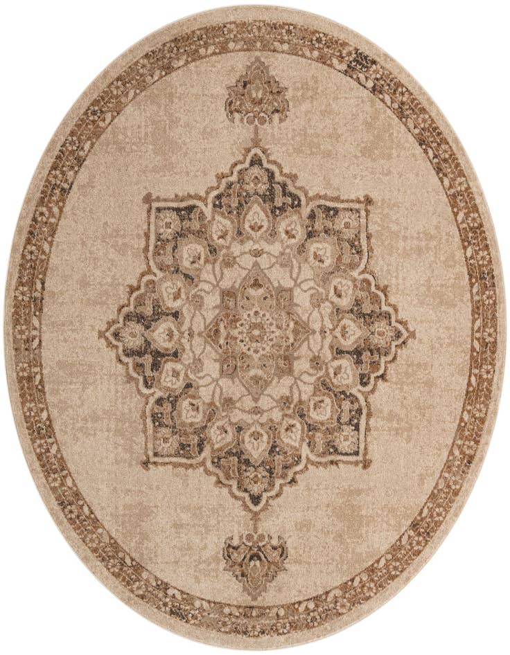 Detail image of 8' x 8' Arcadia Round Rug