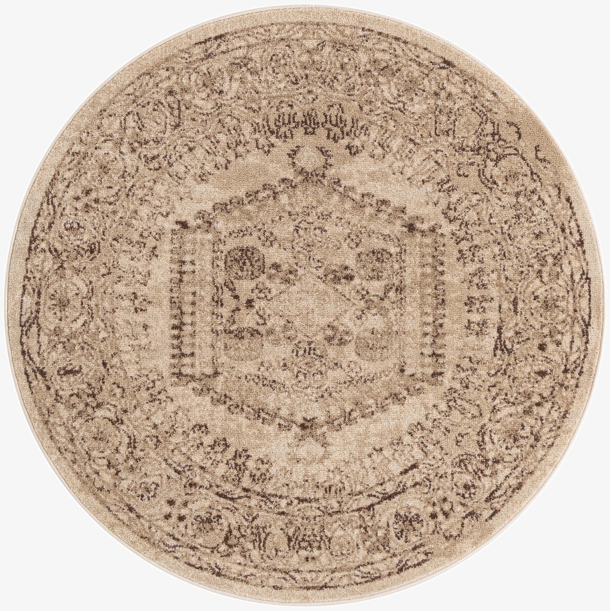 4' x 4' Arcadia Round Rug