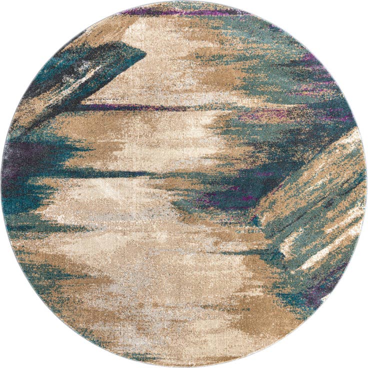 Detail image of 8' x 8' Aria Round Rug