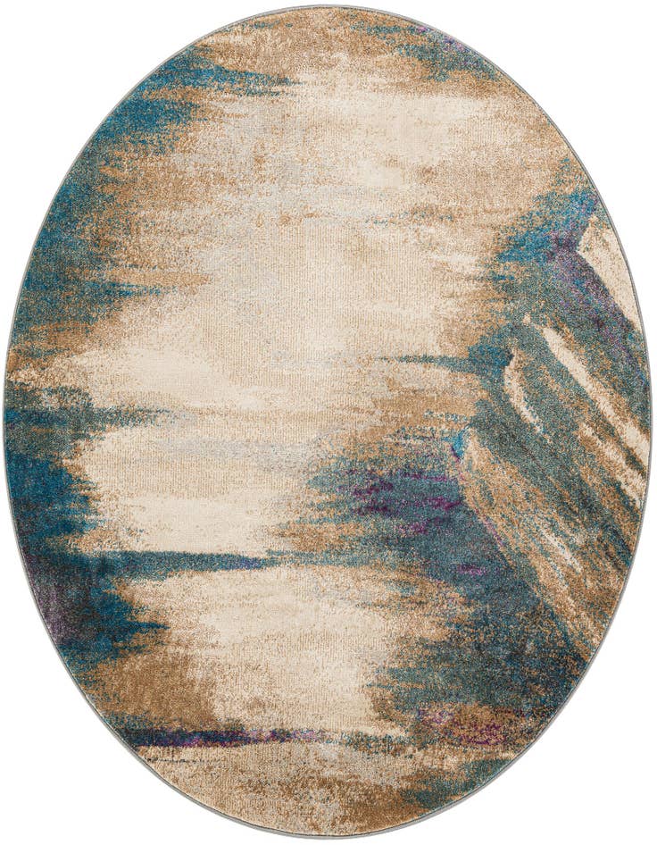 Detail image of 5' 3 x 5' 3 Aria Round Rug