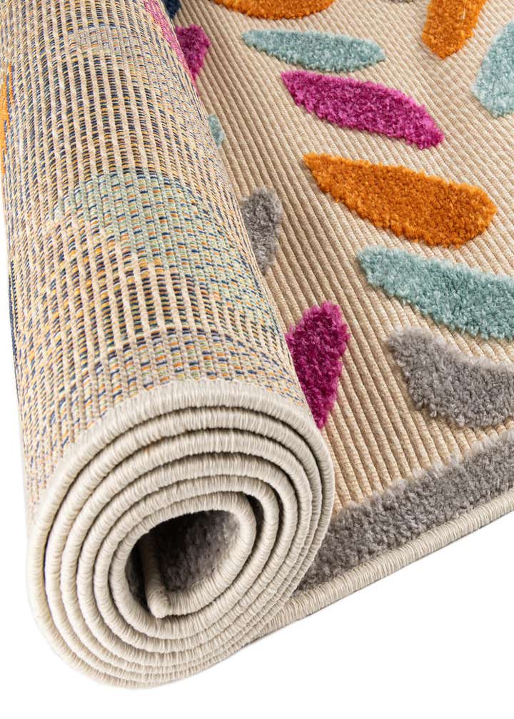 3' 3 x 3' 3 Easy-Clean Aruba Indoor / Outdoor Round Rug