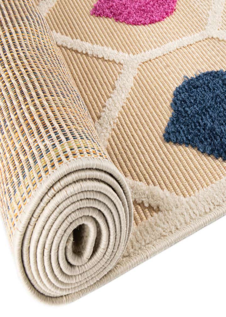 5' 3 x 5' 3 Easy-Clean Aruba Indoor / Outdoor Round Rug