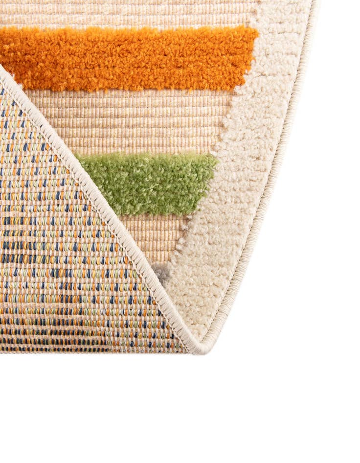 Detail image of 3' 3 x 3' 3 Easy-Clean Aruba Indoor / Outdoor Round Rug