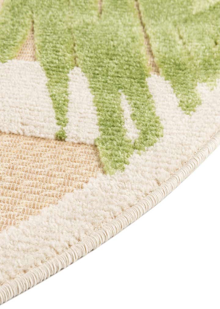 5' 3 x 5' 3 Easy-Clean Aruba Indoor / Outdoor Round Rug