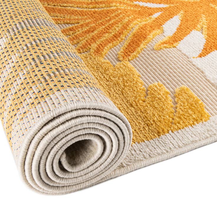 Detail image of 5' 3 x 5' 3 Easy-Clean Aruba Indoor / Outdoor Round Rug
