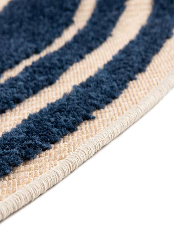 5' 3 x 5' 3 Easy-Clean Aruba Indoor / Outdoor Round Rug
