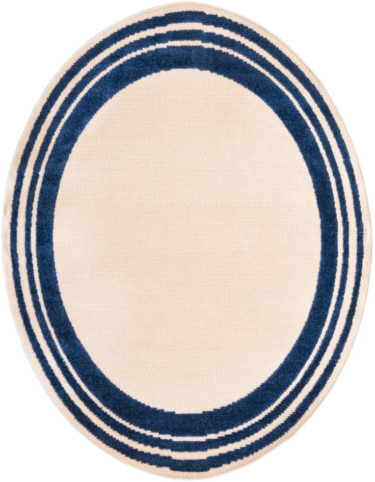 Detail image of 5' 3 x 5' 3 Easy-Clean Aruba Indoor / Outdoor Round Rug