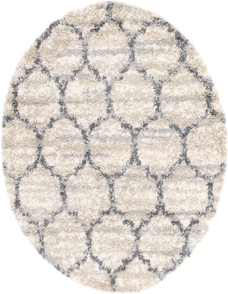 Detail image of 5' x 5' Athena Shag Round Rug