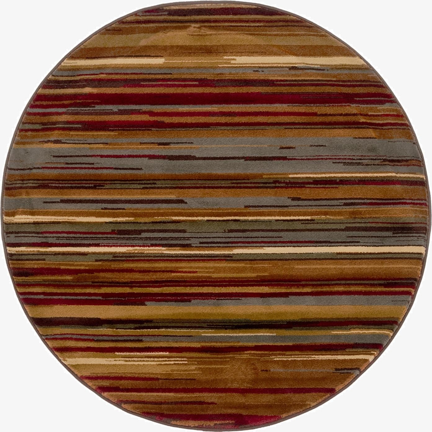 4' x 4' Cafe Round Rug