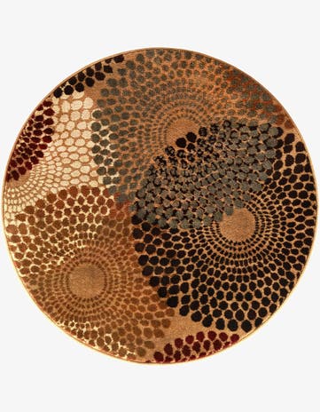 3' x 3' Cafe Round Rug