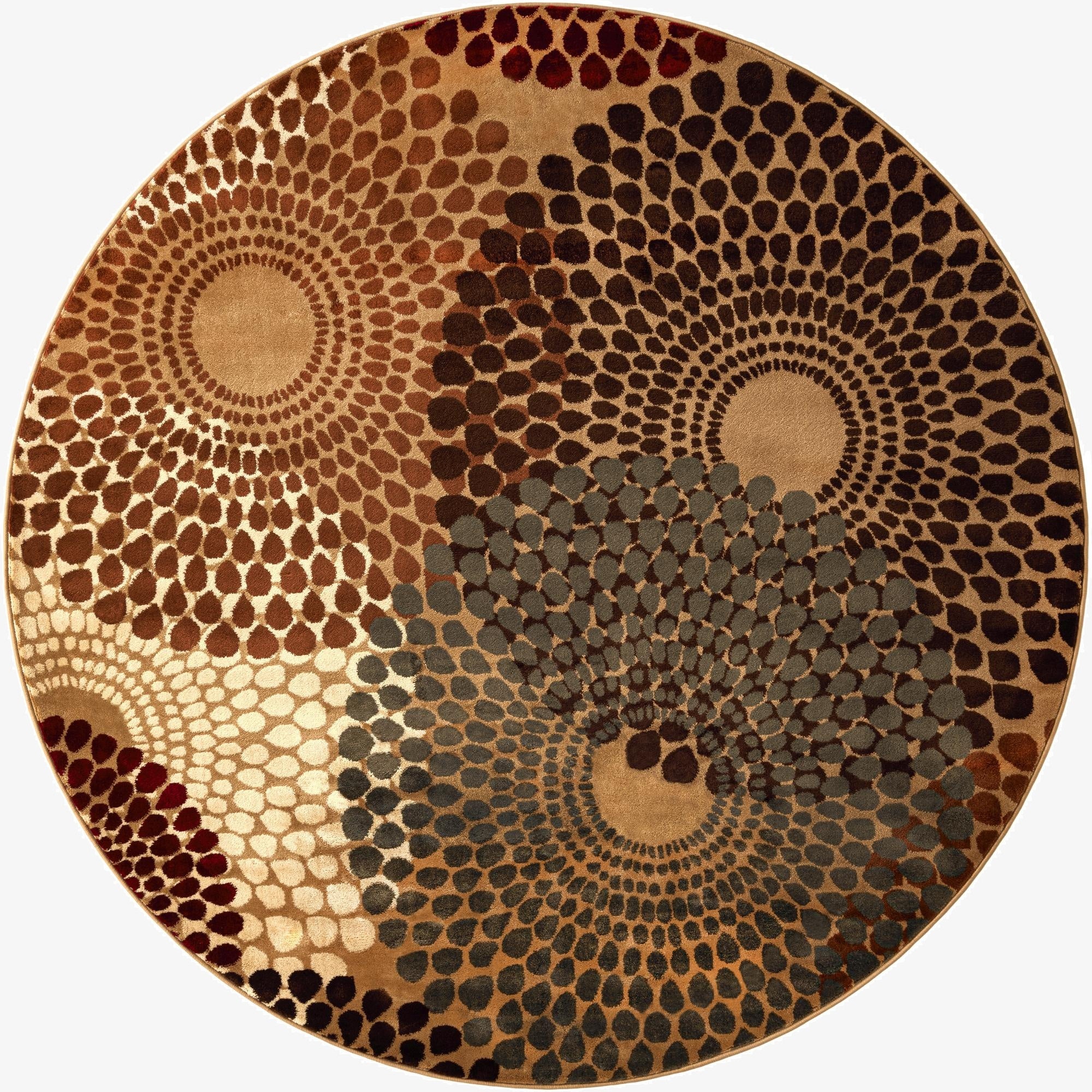 7' 10 x 7' 10 Cafe Round Rug