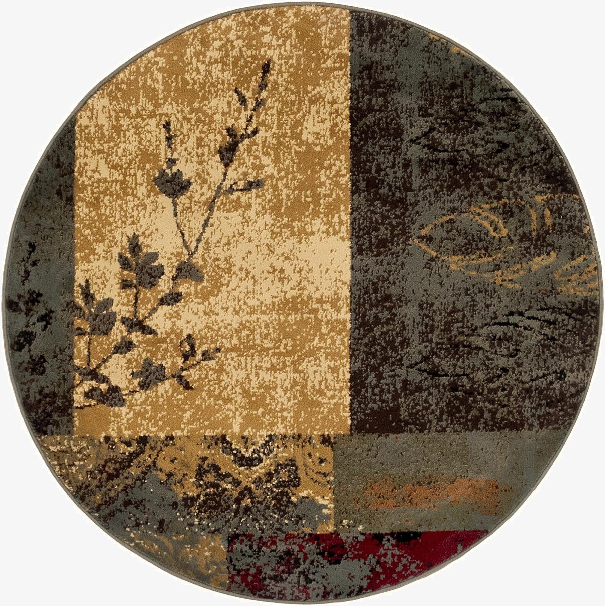 4' x 4' Cafe Round Rug