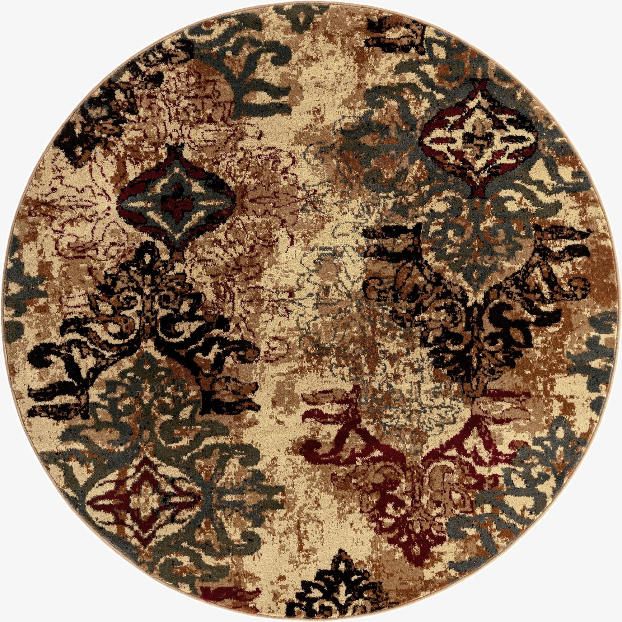 6' x 6' Cafe Round Rug