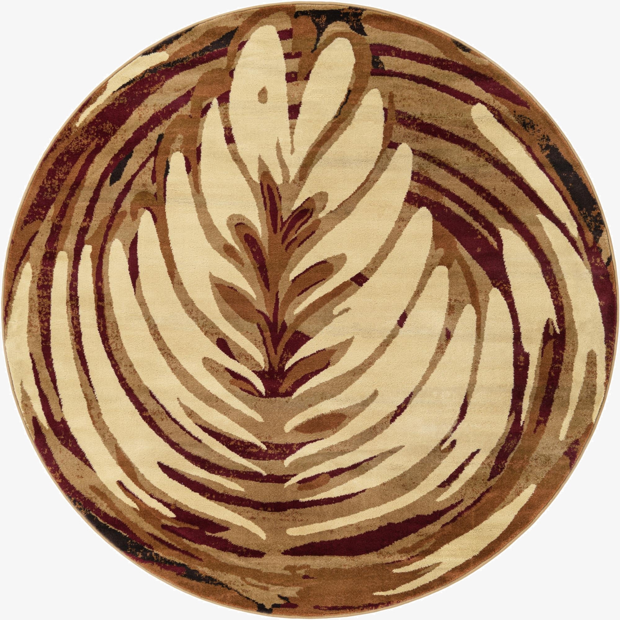 7' x 7' Cafe Round Rug