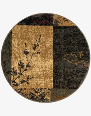 3' x 3' Cafe Round Rug