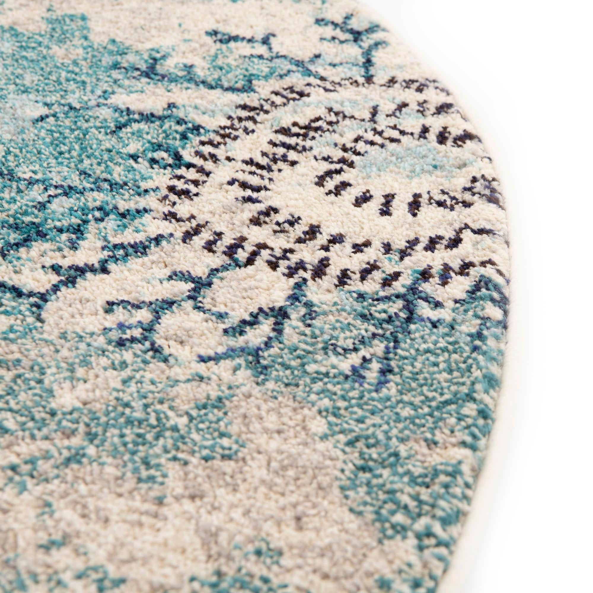 6' x 6' Washable Casablanca Round Rug