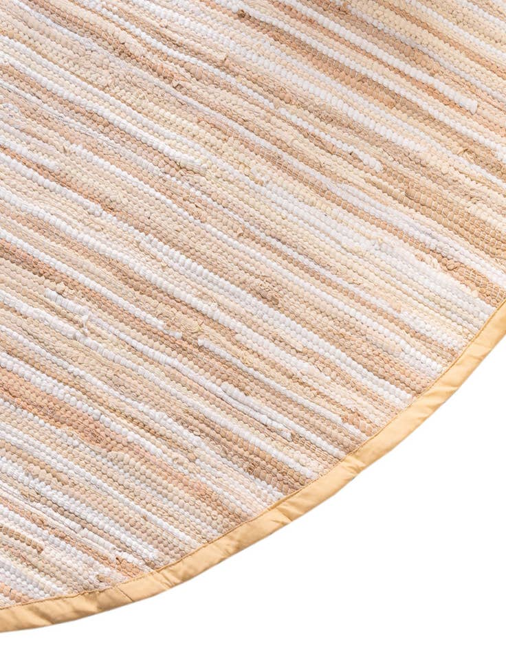 Detail image of 3' 3 x 3' 3 Chindi Cotton Round Rug