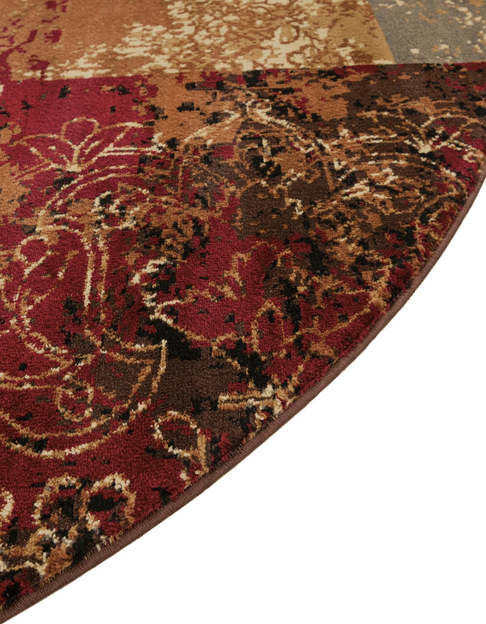 4' x 4' Coffee Shop Round Rug