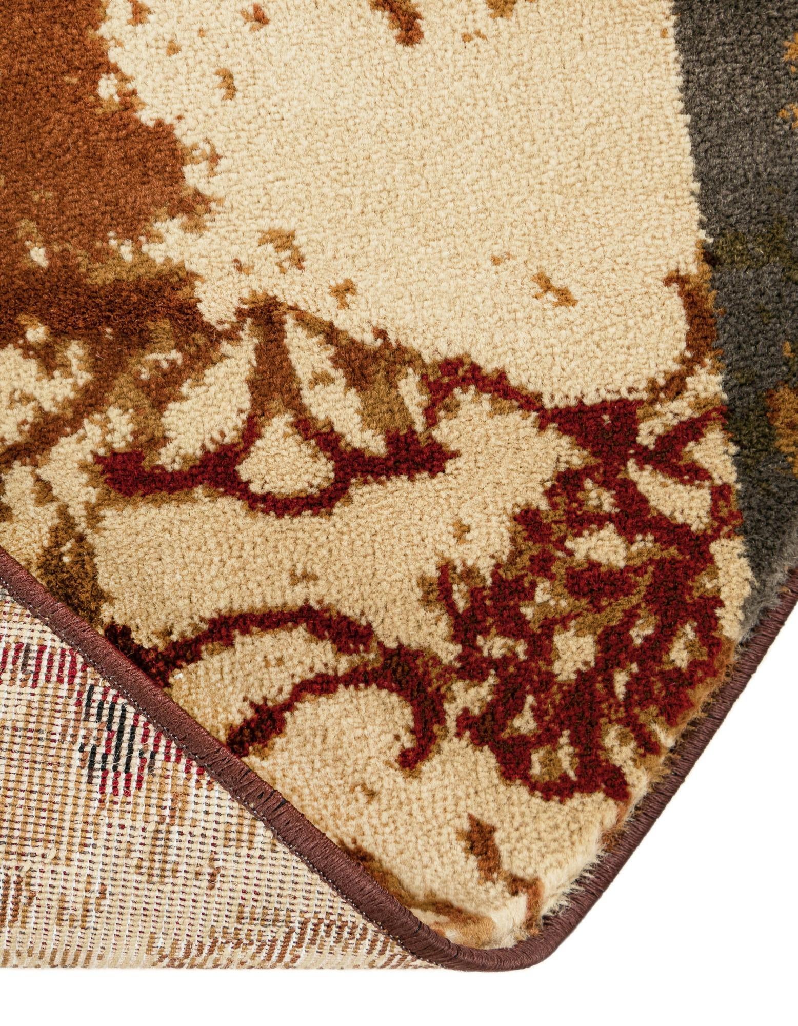 4' x 4' Coffee Shop Round Rug